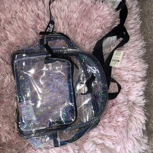 Holographic Mini Book Bag